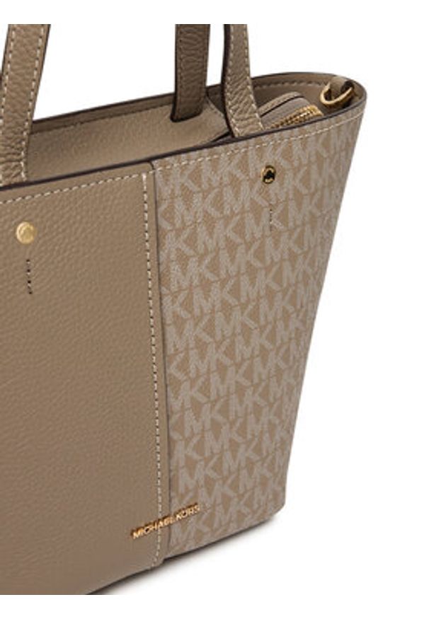 MICHAEL Michael Kors Torebka 32T5GFFC1B Beżowy. Kolor: beżowy. Materiał: skórzane