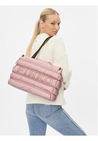 Pinko Torebka Shopper AI 23-24 PLTT 101964 A17V Różowy. Kolor: różowy #4