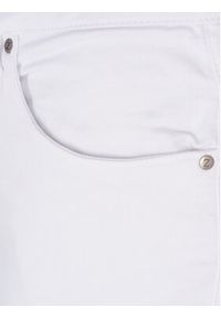 Zizzi Szorty jeansowe O10305H Biały Slim Fit. Kolor: biały. Materiał: bawełna, syntetyk #3