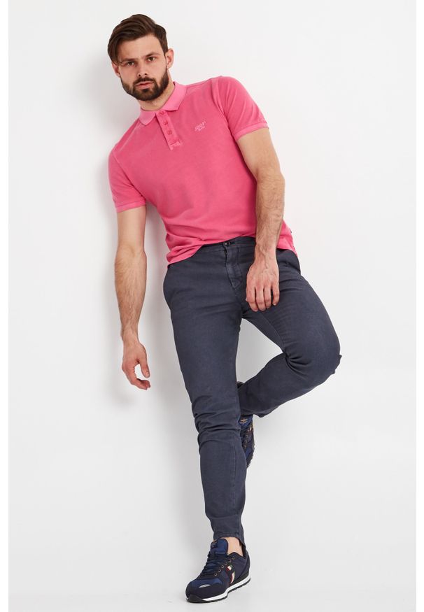 Koszulka polo JOOP! Jeans polo, z nadrukiem, sportowa