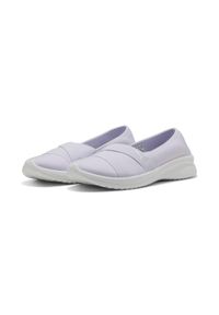 Puma - Damskie sneakersy Adelina 2 PUMA Lilac Frost White Purple. Kolor: biały, fioletowy, wielokolorowy. Szerokość cholewki: normalna