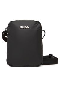 BOSS Saszetka 50541472 Czarny. Kolor: czarny. Materiał: materiał