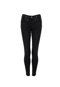 Liu Jo Jeansy "Ideal" | UF2035 D4738 | Kobieta | Czarny. Stan: podwyższony. Kolor: czarny. Długość: długie. Wzór: aplikacja. Styl: elegancki, sportowy, klasyczny #4