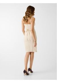 Guess Sukienka codzienna 180023 Beżowy Classic Fit. Okazja: na co dzień. Kolor: beżowy. Typ sukienki: proste. Styl: casual #4