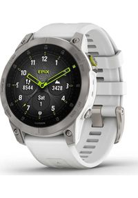 GARMIN - Smartwatch Garmin Epix 2 Biały (010-02582-21). Rodzaj zegarka: smartwatch. Kolor: biały #1