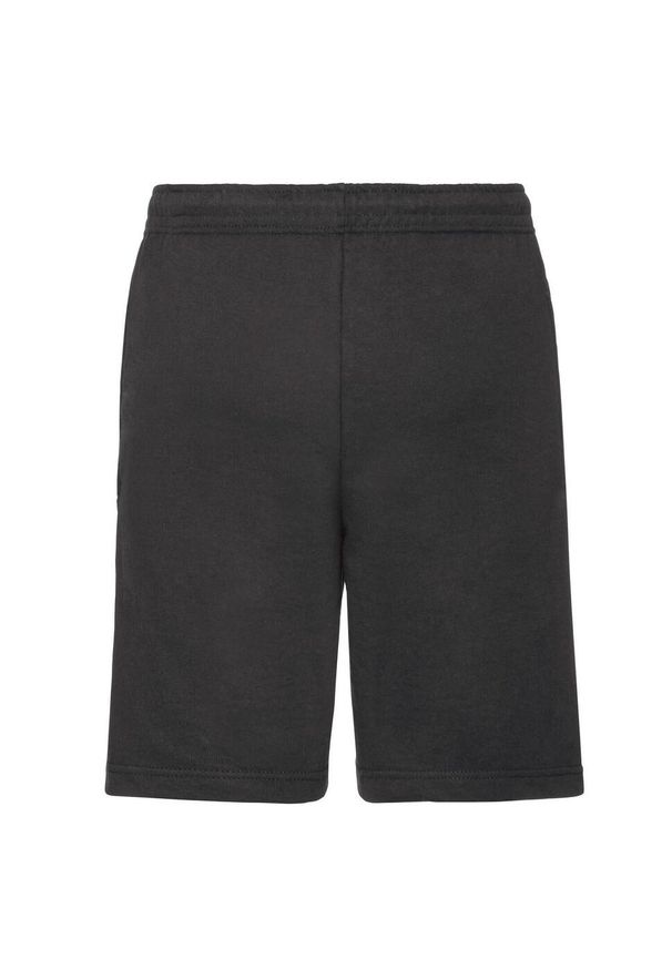 FRUIT OF THE LOOM - Lekkie Spodenki Męskie. Kolor: czarny
