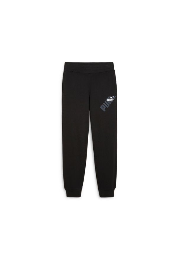 Puma Spodnie Power Tr 67789501. Kolor: czarny. Materiał: dresówka. Długość: długie