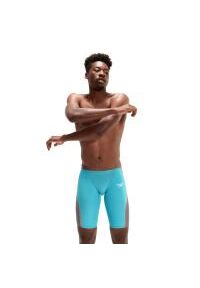 Strój pływacki startowy męski Speedo LZR INTENT. Kolor: szary, niebieski, wielokolorowy. Materiał: nylon, lycra #1