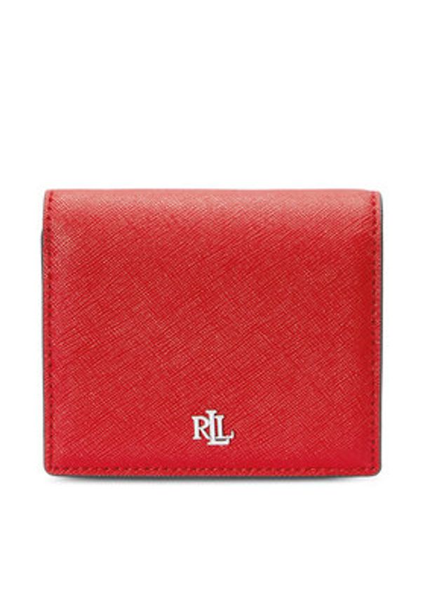 Lauren Ralph Lauren - LAUREN RALPH LAUREN Portfel 432962112004 Czerwony. Kolor: czerwony. Materiał: skóra
