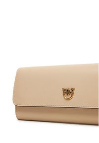 Pinko - PINKO Torebka Love Tiny Brids Wallet C AI 25-26 PCPL 103765 A0F1 Beżowy. Kolor: beżowy. Materiał: skórzane