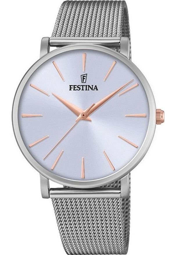 Zegarek Festina Zegarek damski Festina F20475-3 srebrny. Kolor: srebrny