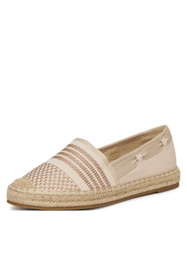 DeeZee Espadryle LE601-139 Beżowy. Kolor: beżowy. Materiał: materiał