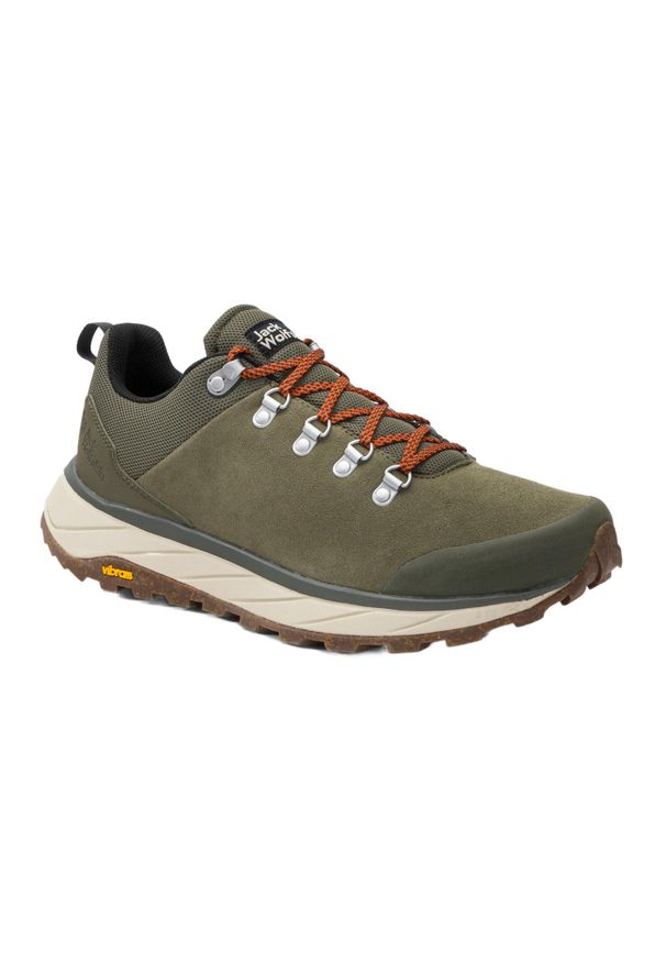 Buty turystyczne męskie Jack Wolfskin Terraventure Urban Low. Kolor: zielony. Sport: turystyka piesza