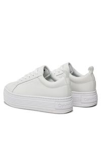 Calvin Klein Jeans Sneakersy Bold Flatf Low Laceup Lth In Lum YW0YW01309 Biały. Kolor: biały #5