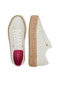 DeeZee Espadryle ZYKS306 Biały. Kolor: biały. Materiał: materiał #4