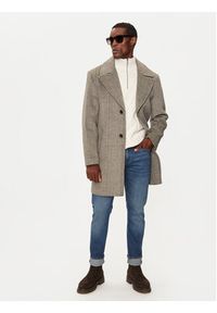 Guess Płaszcz wełniany M4BL14 WGGF0 Beżowy Regular Fit. Kolor: beżowy. Materiał: syntetyk #5