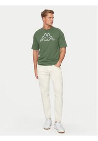 Kappa T-Shirt Logo Korpo Cromen 303HZ70 Zielony Regular Fit. Kolor: zielony. Materiał: bawełna #3