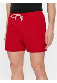 Polo Ralph Lauren Szorty kąpielowe 710910260016 Czerwony Slim Fit. Kolor: czerwony. Materiał: syntetyk