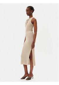 Marella Spódnica ołówkowa Arak2 2513301022 Beżowy Slim Fit. Kolor: beżowy. Materiał: bawełna