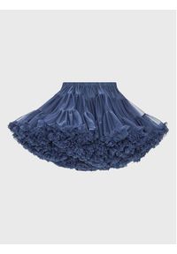 LaVashka Spódnica tiulowa 25-B D Granatowy Regular Fit. Kolor: niebieski. Materiał: syntetyk