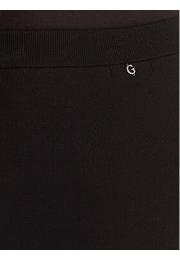 Guess Spódnica mini W6RD75 Z4422 Czarny Regular Fit. Kolor: czarny. Materiał: wiskoza