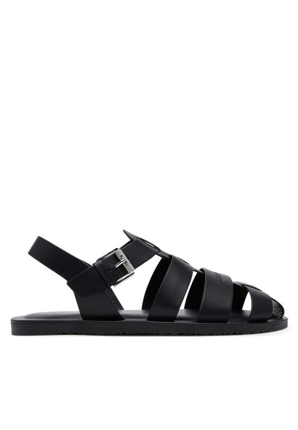Karl Lagerfeld - KARL LAGERFELD Klapki Kastor III KL70223 Czarny. Kolor: czarny. Materiał: skóra