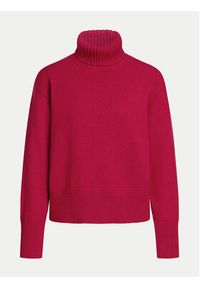 JOOP! Golf 58 JW244KN342 30043952 Czerwony Loose Fit. Typ kołnierza: golf. Kolor: czerwony. Materiał: wiskoza, syntetyk #8