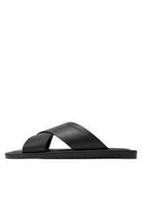Karl Lagerfeld - KARL LAGERFELD Klapki KL70214 Czarny. Kolor: czarny. Materiał: skóra