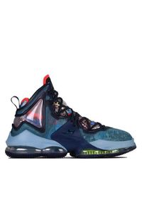 Buty koszykarskie męskie Nike Lebron 19. Kolor: niebieski, wielokolorowy. Materiał: syntetyk, materiał. Szerokość cholewki: normalna. Sport: koszykówka