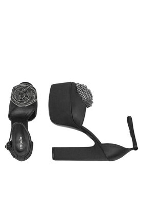 DeeZee Czółenka PXH1631310 Czarny. Kolor: czarny. Materiał: materiał