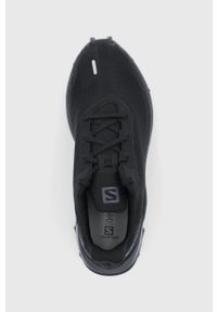 salomon - Salomon Buty Alphacross 3 męskie kolor czarny. Nosek buta: okrągły. Zapięcie: sznurówki. Kolor: czarny. Materiał: materiał. Szerokość cholewki: normalna. Sport: bieganie #5