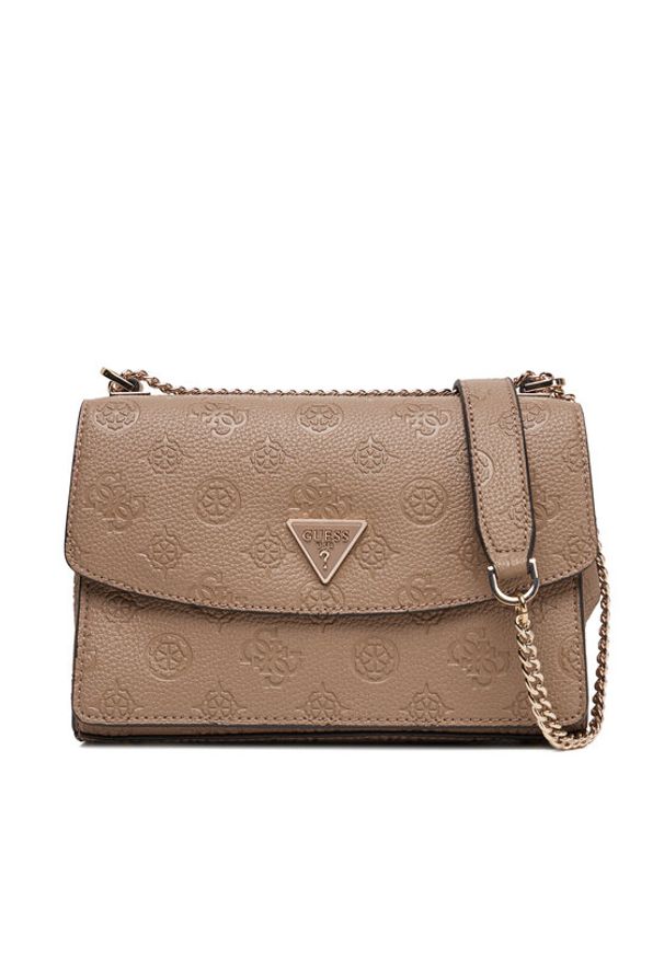 Guess Torebka Cresidia II HWPD98 88210 Beżowy. Kolor: beżowy. Materiał: skórzane