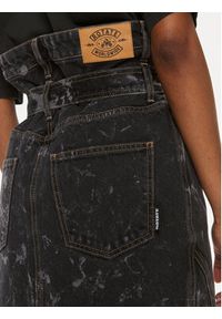 ROTATE Spódnica jeansowa 700385013 Czarny Relaxed Fit. Kolor: czarny. Materiał: bawełna #2