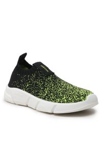 Sneakersy Geox J Aril Boy J35DMA0006KC3707 Lime/Black. Kolor: żółty