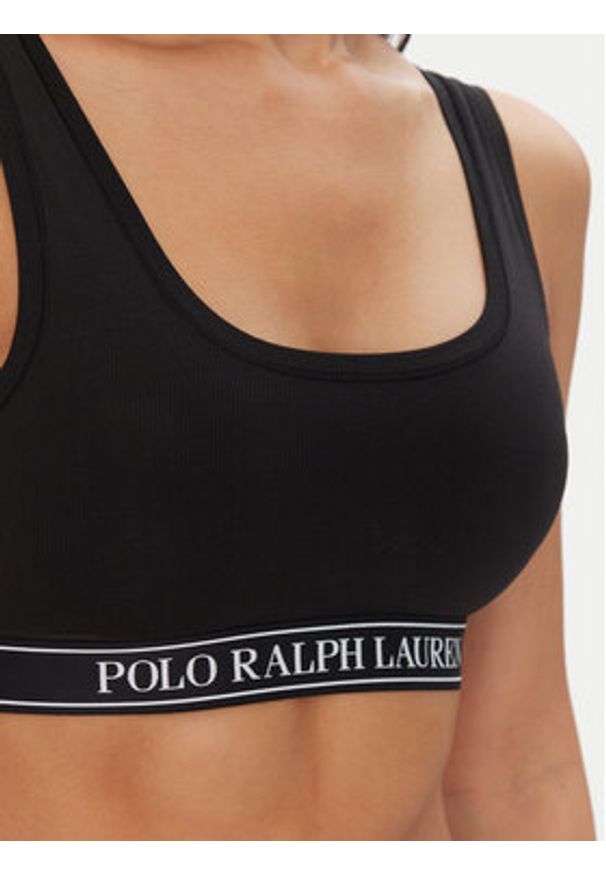 Polo Ralph Lauren Biustonosz top 4P0479 Czarny. Kolor: czarny. Materiał: bawełna