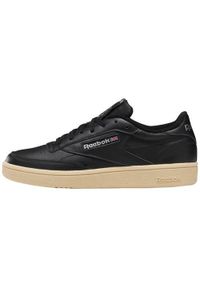 Buty do chodzenia damskie Reebok Club C 85. Zapięcie: sznurówki. Kolor: czarny. Materiał: syntetyk, materiał. Szerokość cholewki: normalna. Model: Reebok Club. Sport: turystyka piesza