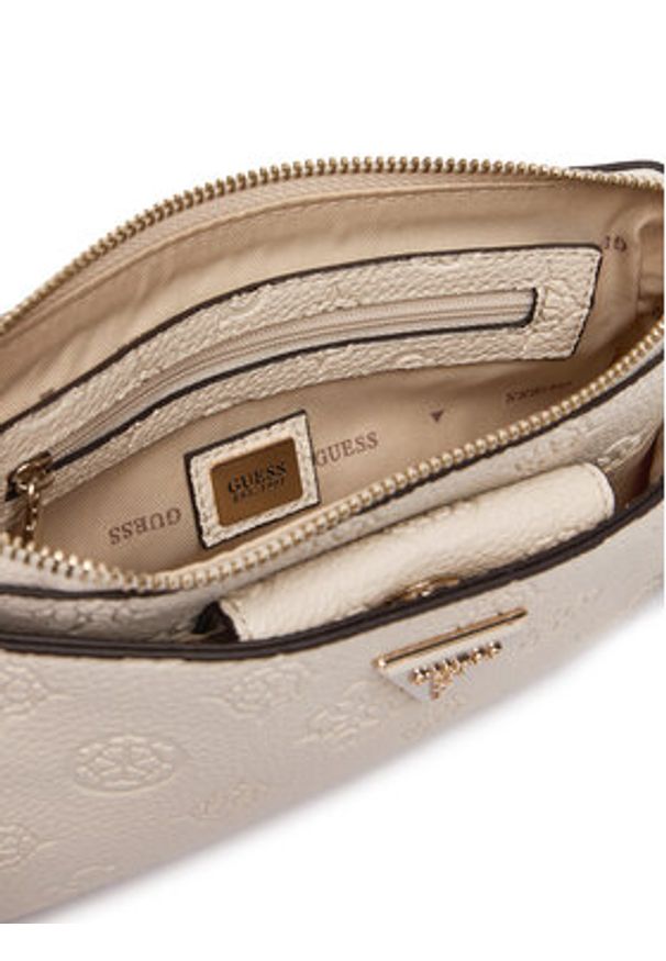 Guess Torebka Cresidia II Mini HWPD98 88720 Écru. Kolor: kremowy. Materiał: skórzane