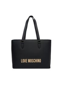 Love Moschino - LOVE MOSCHINO Torebka JC4190PP1OKD0000 Czarny. Kolor: czarny. Materiał: skórzane #1