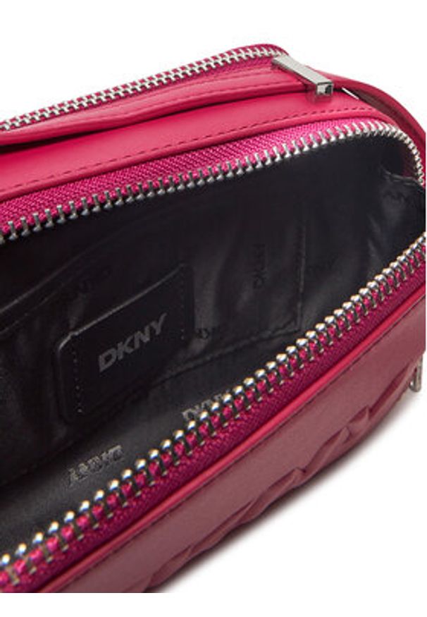 DKNY Torebka R44EZI35 Bordowy. Kolor: różowy. Materiał: skórzane