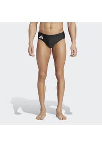 Adidas - Szorty do pływania Solid. Kolor: czarny, biały, wielokolorowy. Materiał: materiał. Wzór: gładki