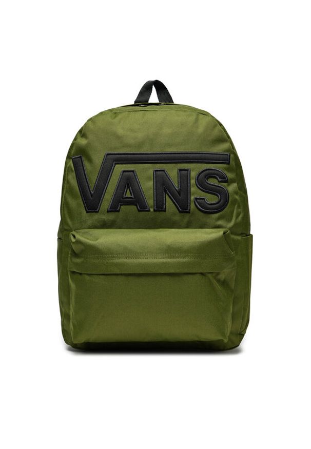 Vans Plecak Old Skool Drop V Backpack VN000H4ZCIB Zielony. Kolor: zielony. Materiał: materiał