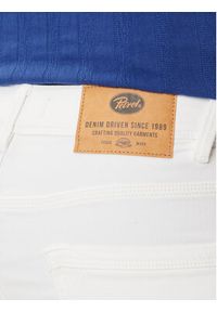 Petrol Industries Szorty jeansowe M-ROS-SHO005 Biały Slim Fit. Kolor: biały. Materiał: bawełna #5