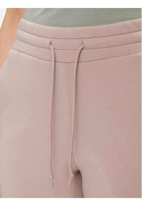 Guess Szorty sportowe Elly V2YD10 K7UW2 Beżowy Relaxed Fit. Kolor: beżowy. Materiał: wiskoza