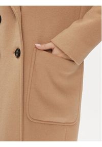 MAX&Co. Płaszcz wełniany Elemento 70140523 Beżowy Relaxed Fit. Kolor: beżowy. Materiał: wełna, syntetyk #6