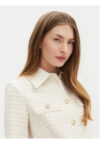 Guess Marynarka W5RN47 WGW82 Beżowy Regular Fit. Kolor: beżowy. Materiał: syntetyk