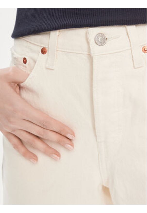 Levi's® Jeansy 501® 36200-0319 Écru Cropped Fit