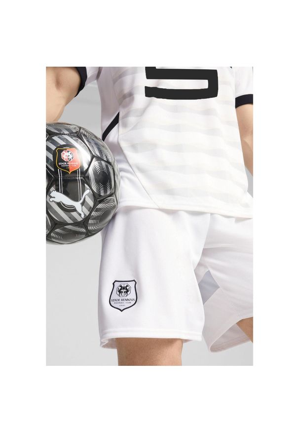 Puma - Męskie szorty Stade Rennais F.C. 24/25 PUMA White Black. Kolor: biały, wielokolorowy, czarny. Sport: piłka nożna