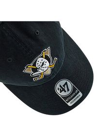 47 Brand Czapka z daszkiem Anaheim Ducks '47 Clean Up H-NLRGW25GWS-BKC Czarny. Kolor: czarny. Materiał: materiał #5
