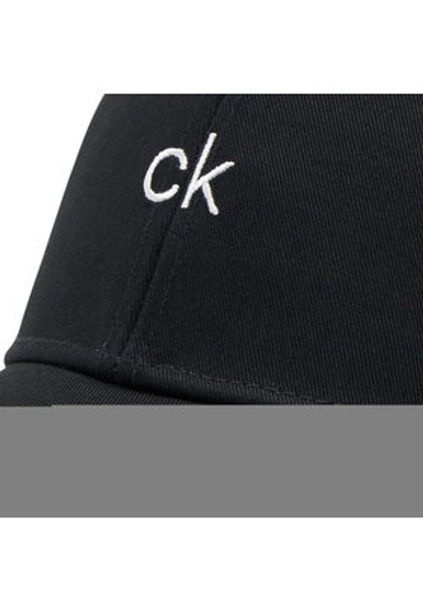 Calvin Klein Czapka z daszkiem Ck Center Cap K50K506087 Czarny. Kolor: czarny. Materiał: materiał