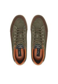 Pepe Jeans Sneakersy Ben Evolution M PMS300001 Khaki. Kolor: brązowy. Materiał: zamsz, skóra #5